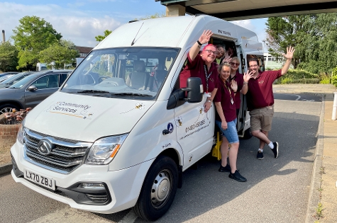 Guildford community transport bus