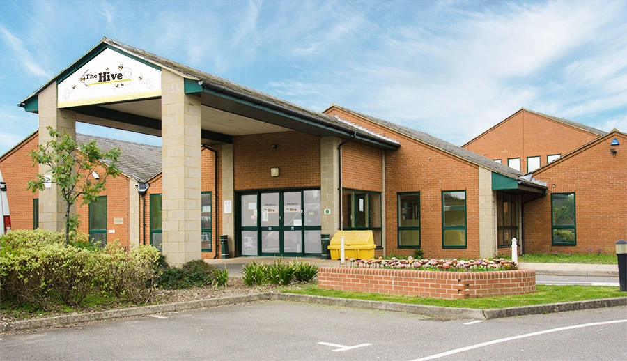 Exterior view of The HIve